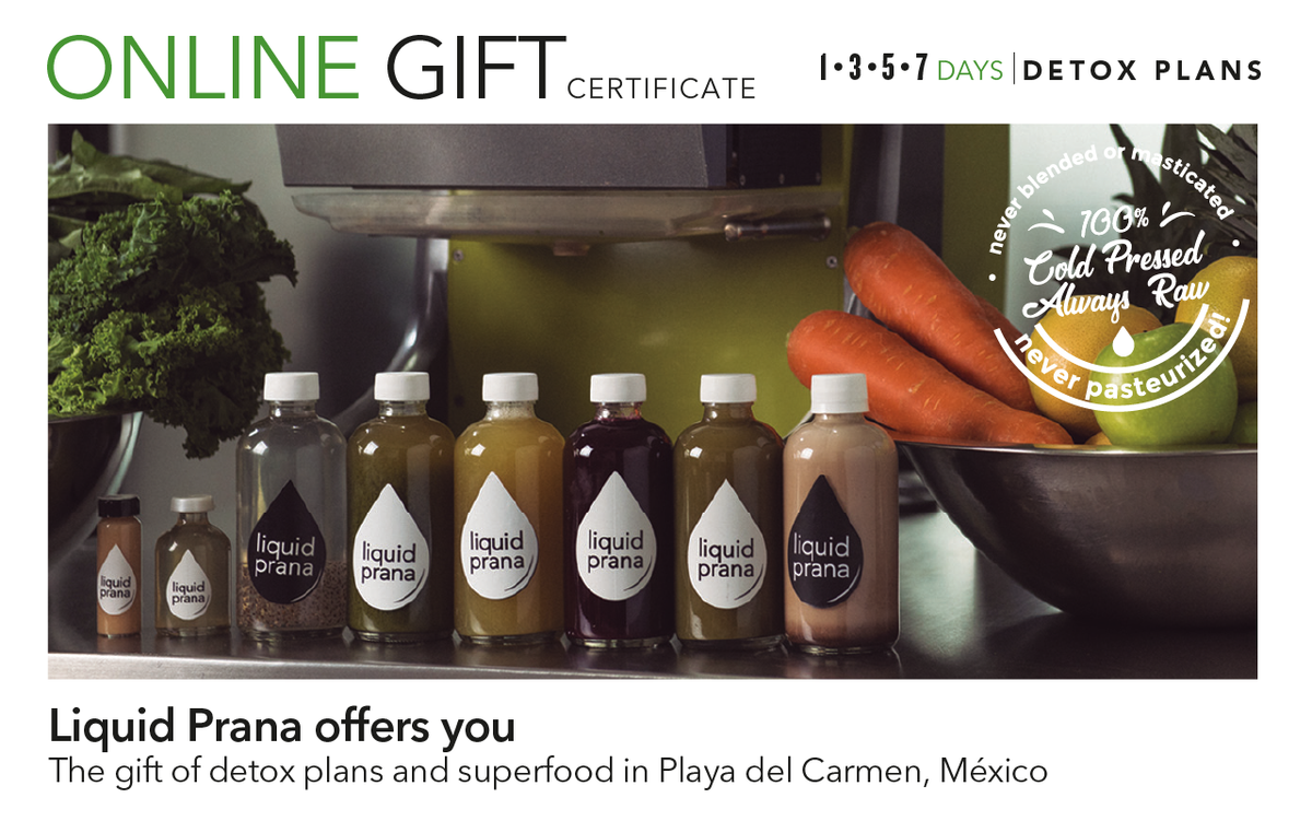 Liquid Prana Online Gift Card